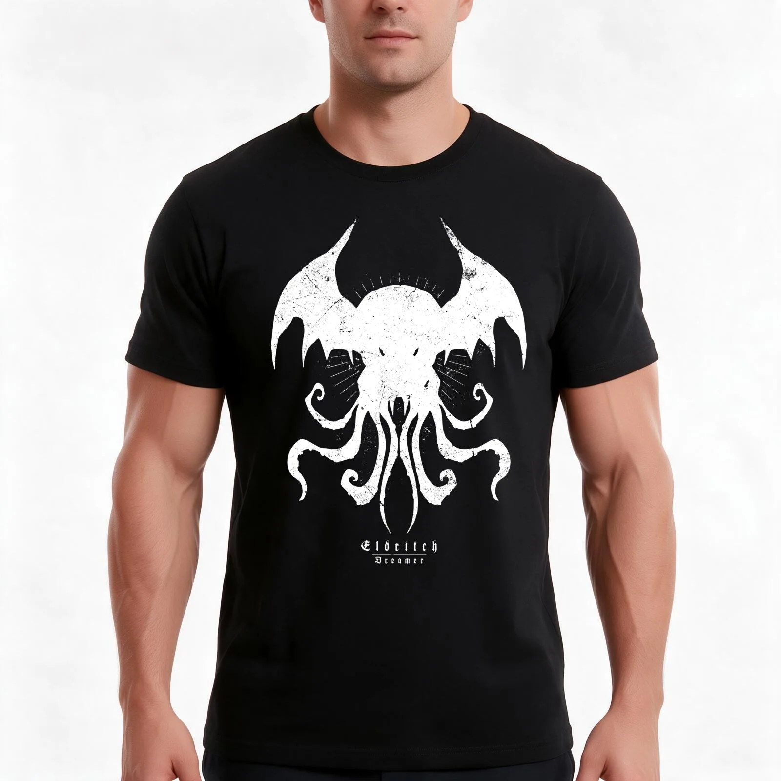 The Call of Cthulhu - Eldritch Dreamer - Lovecraftian mythos wear T-Shirt Summer Casual Cotton Tee Oversized Streetwear Tops