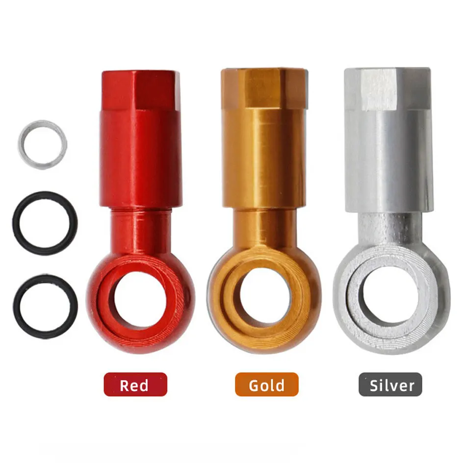 NFOX Bicycle 5mm Hydraulic Brake Fittings XTR Aluminum Alloy 7075 Five-wire XT Tubing SLX Joint Tee Pipe Accept Customization