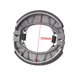 High Quality 105mm Rear Drum Brake Pads Shoes For 50cc 110cc 125cc 150cc GY6 MOPED Scooter