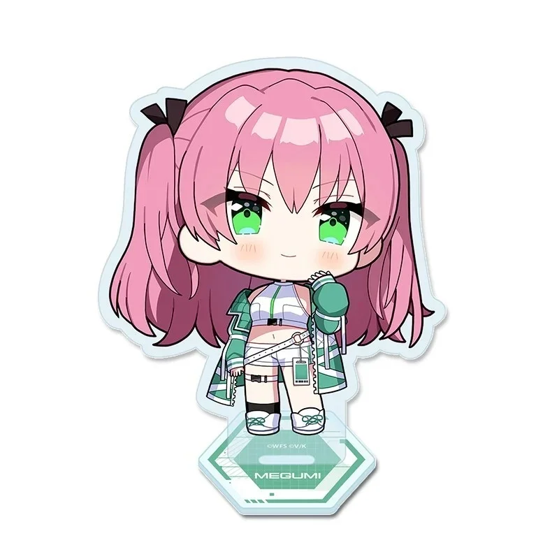 Acrylic Stand Figure Keychain Anime Game Heaven Burns Red 10CM Tsukasa Tojo, Megumi Aikawa,Tama Kunimi Fan Figurine Decoration