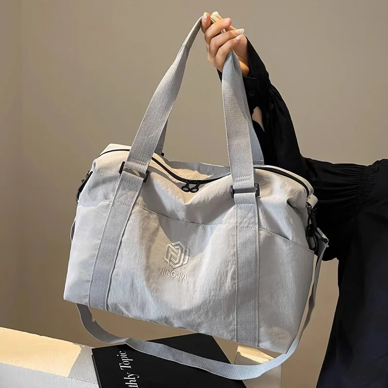 Large Capaci Ladies Handheld Travel Bag Lightweight Waterproof Sports Fitn Bag Casual Ox Cloth Tote Bag for Youth