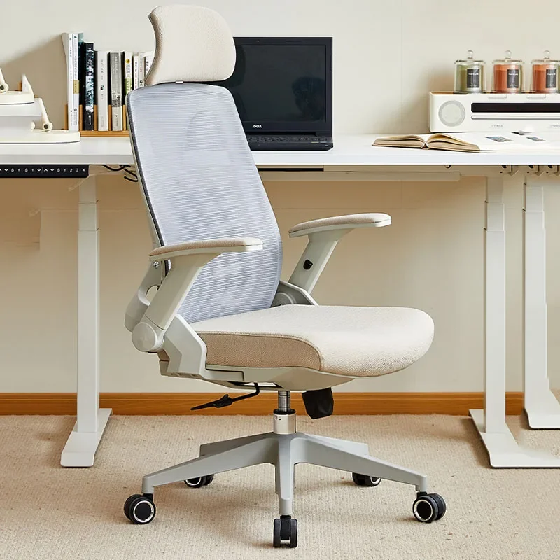 

Fluffy Adjustable Office Chair Ergonomic Designer Wheels Comfortable Office Chair Modern Arm Pads Cadeiras Office Furniture