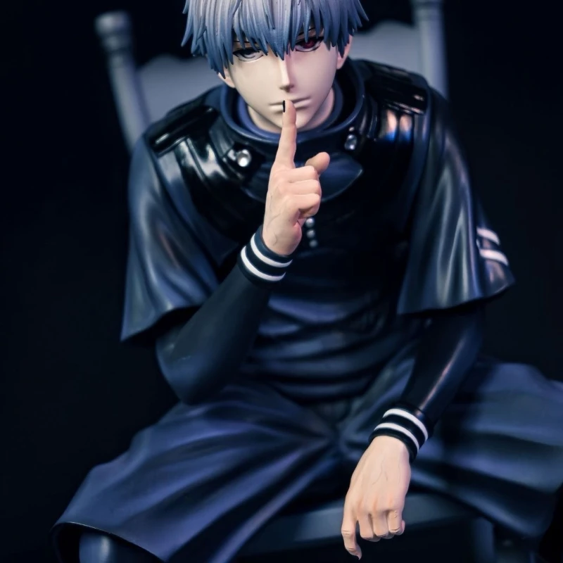 ฟิกเกอร์อนิเมะ คานากิ เคน ขนาด 17 ซม. ตัวละครจากโตเกียวกูล ของเล่นตกแต่ง ฟิกเกอร์ท่าทางนั่ง วัสดุ PVC ของสะสมสำหรับผู้ใหญ่