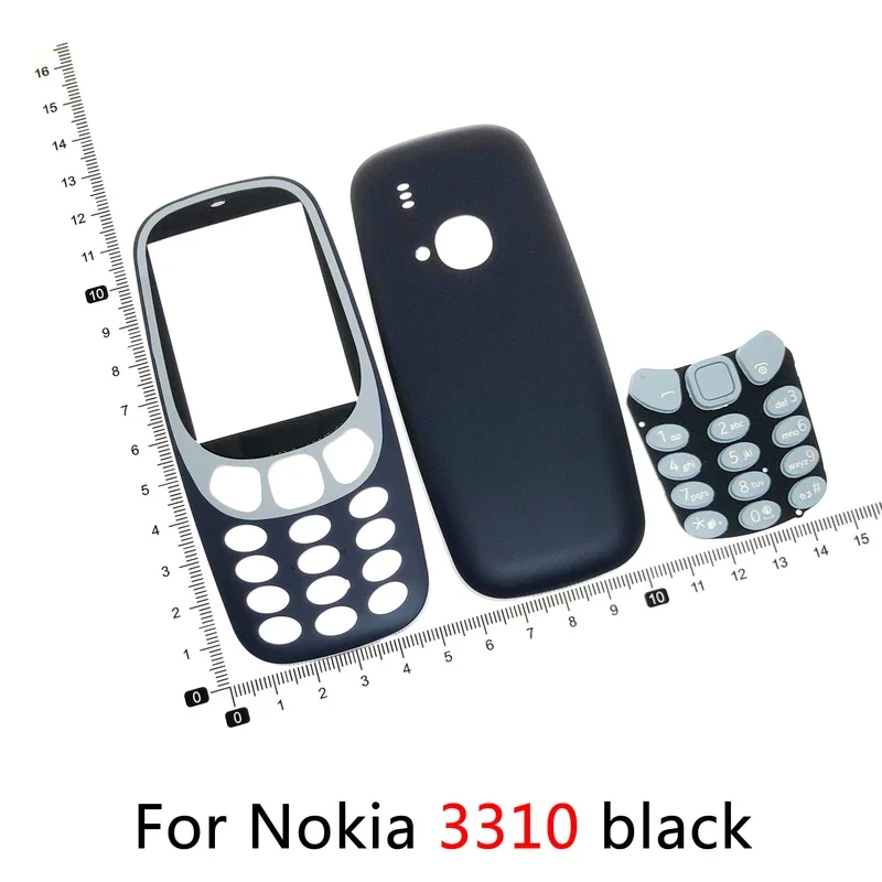 Complete front cover keyboard For Nokia X1 X1-00 X1-01 3310 301 Double Sim battery back housing case Keypad