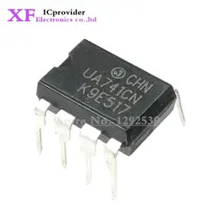 100PCS DIP8  UA741CN UA741CP UA741 OP Amp LM741 741  OPAMP GP 1MHZ