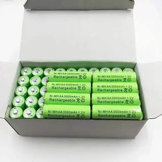 Batteries Rechargeables, Pré-chargées 1.2V AA 3000 MAh NI MH