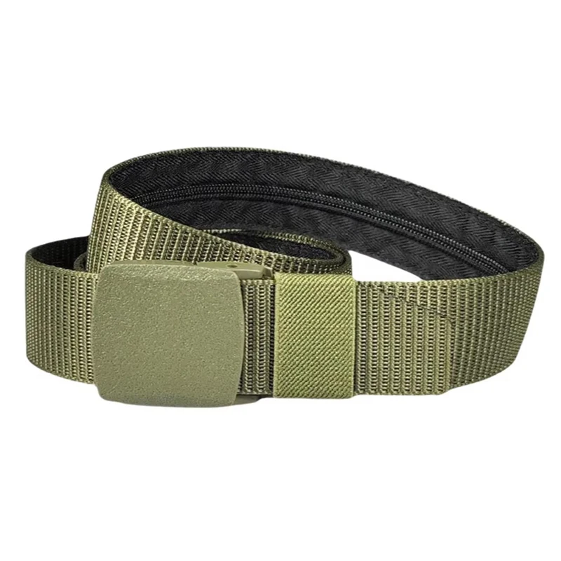 Herren Reise-Diebstahlschutzgürtel Nylon-Hüftgurt mit Reißverschluss Versteckte Geheimgeldtasche Outdoor-Sicherheitsgürtel für den Täglichen Gebrauch 6 Farben – Detail 8