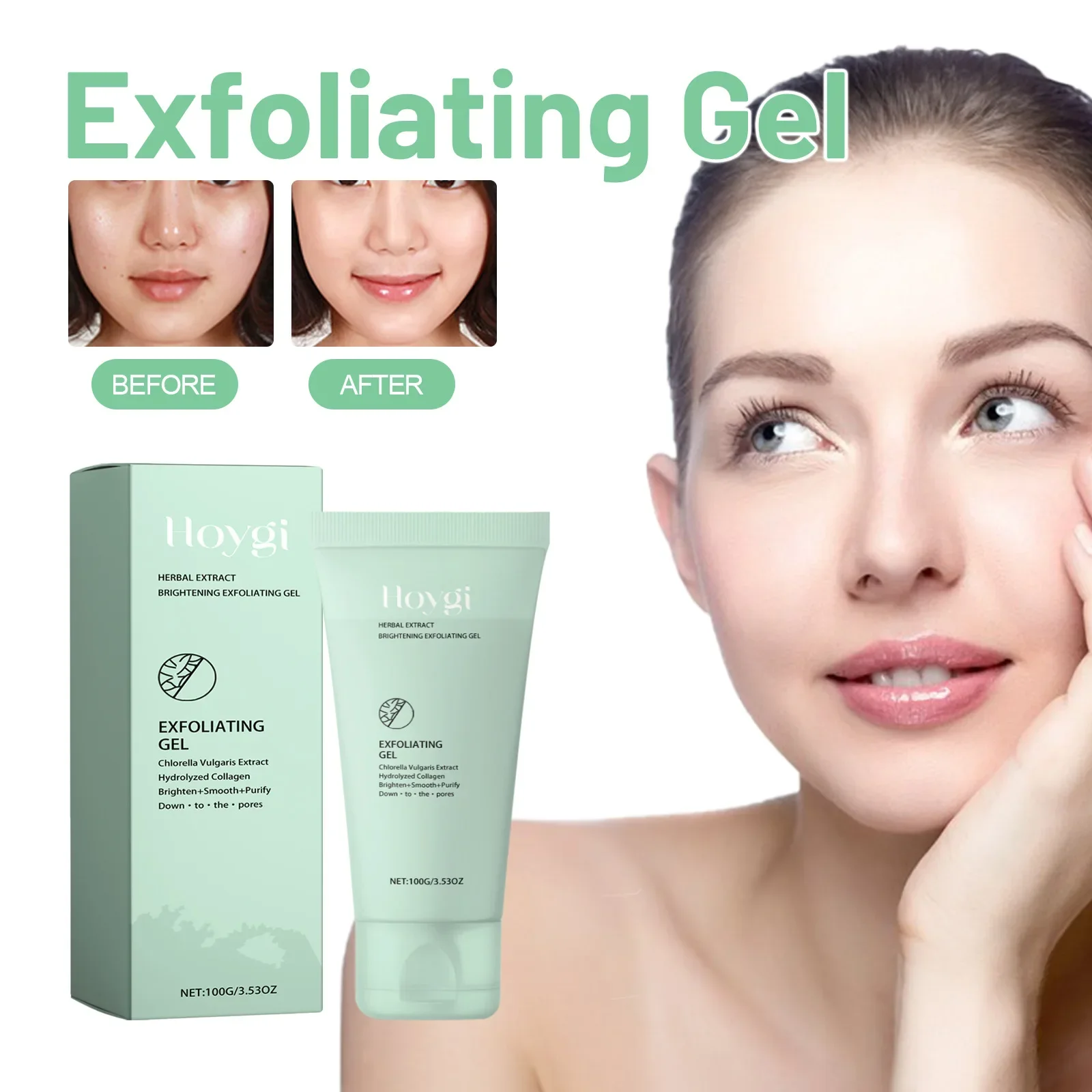 

100g Exfoliating Peeling Gel For Face, Facial Scrub Brightening Moisturizing Nourishing Repair Scrubs Face Cream Beauty Care