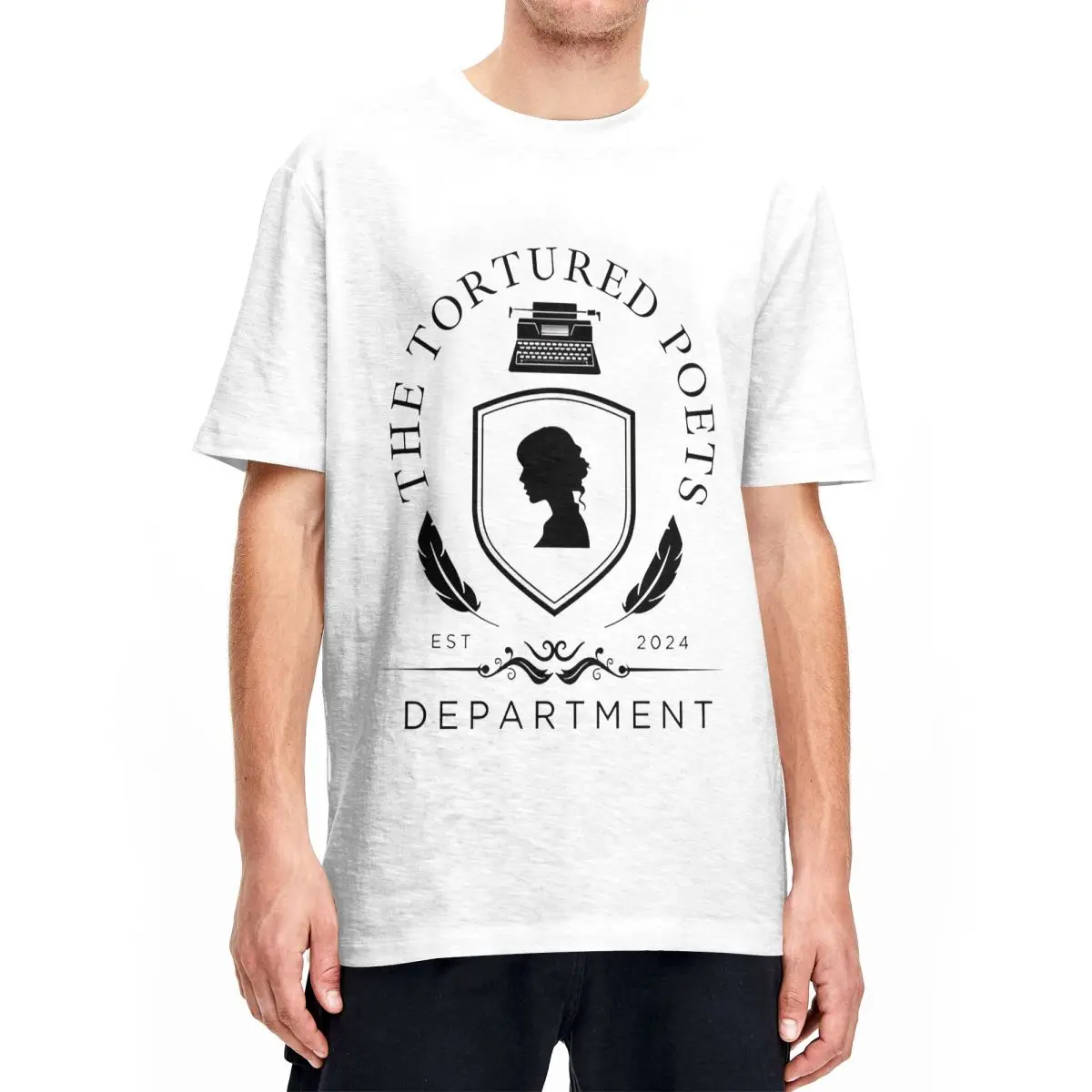 TTPD New Album T Shirts Popular The Tortured Poets Department  Tee Shirt Y2K Casual Pure Cotton Clothing