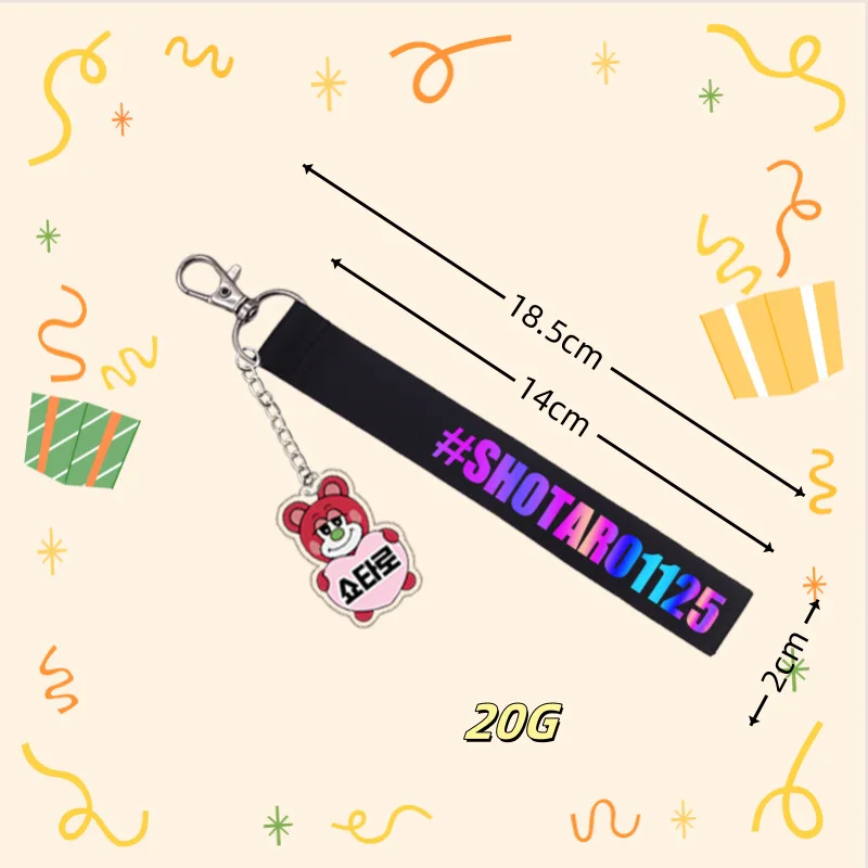 Hot Idol Group RIIZE Lanyard Keyring Shotaro Sohee Eunseok Wonbin Fashion Phone Strap Pendant Bag Accessory Fans Collection Gift