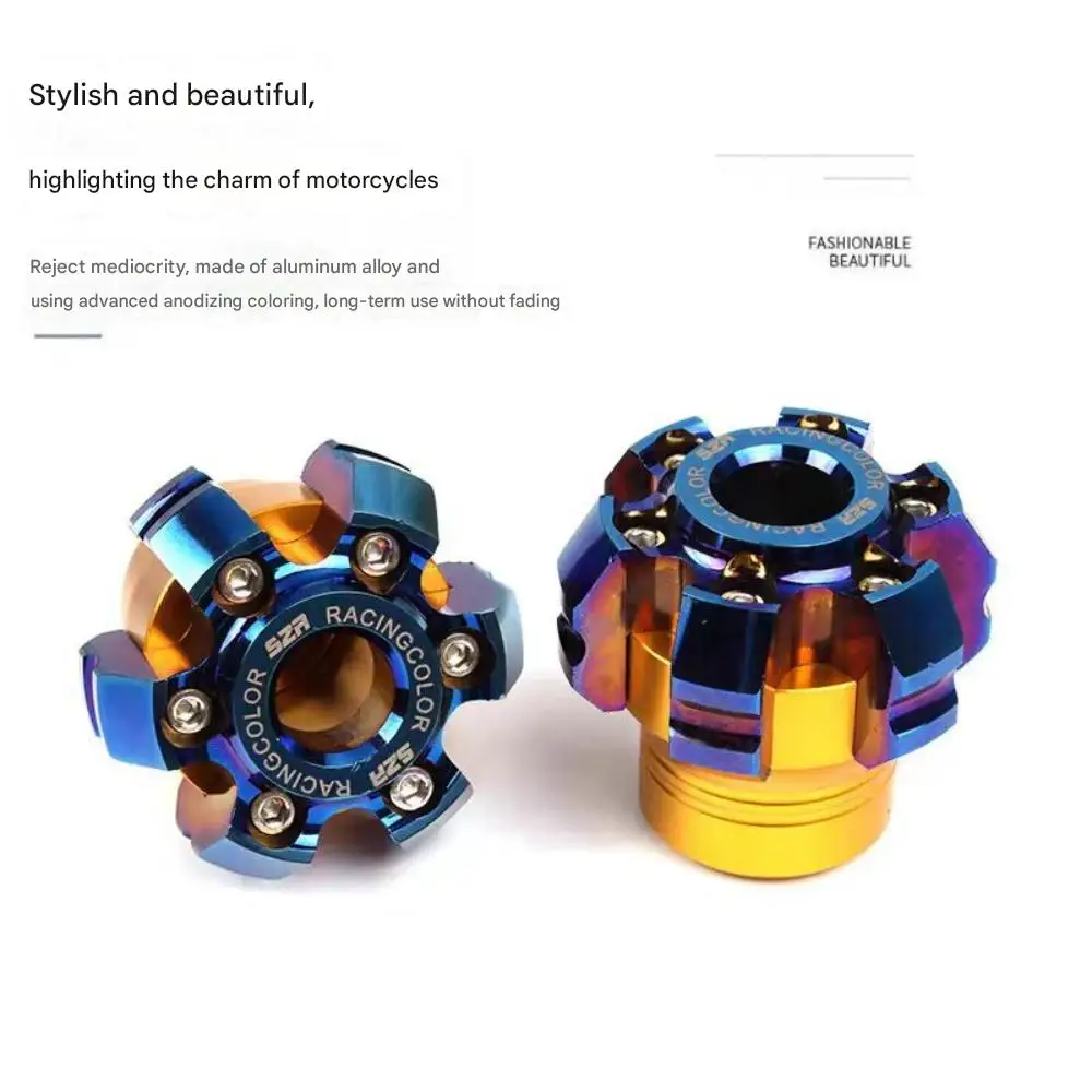 for Haojue UFR150 scooter modified aluminum alloy front fork cup decoration anti-fall cup front shock absorber anti-collision