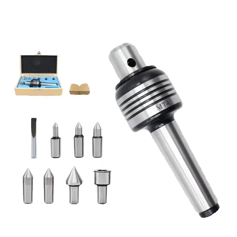 Revolving Lathe Live Center Set MT2 MT3 MT4 MT5 Rotary CNC Heavy Cutting Machine Multi-Funla Rotation Pin Machine Multi Function
