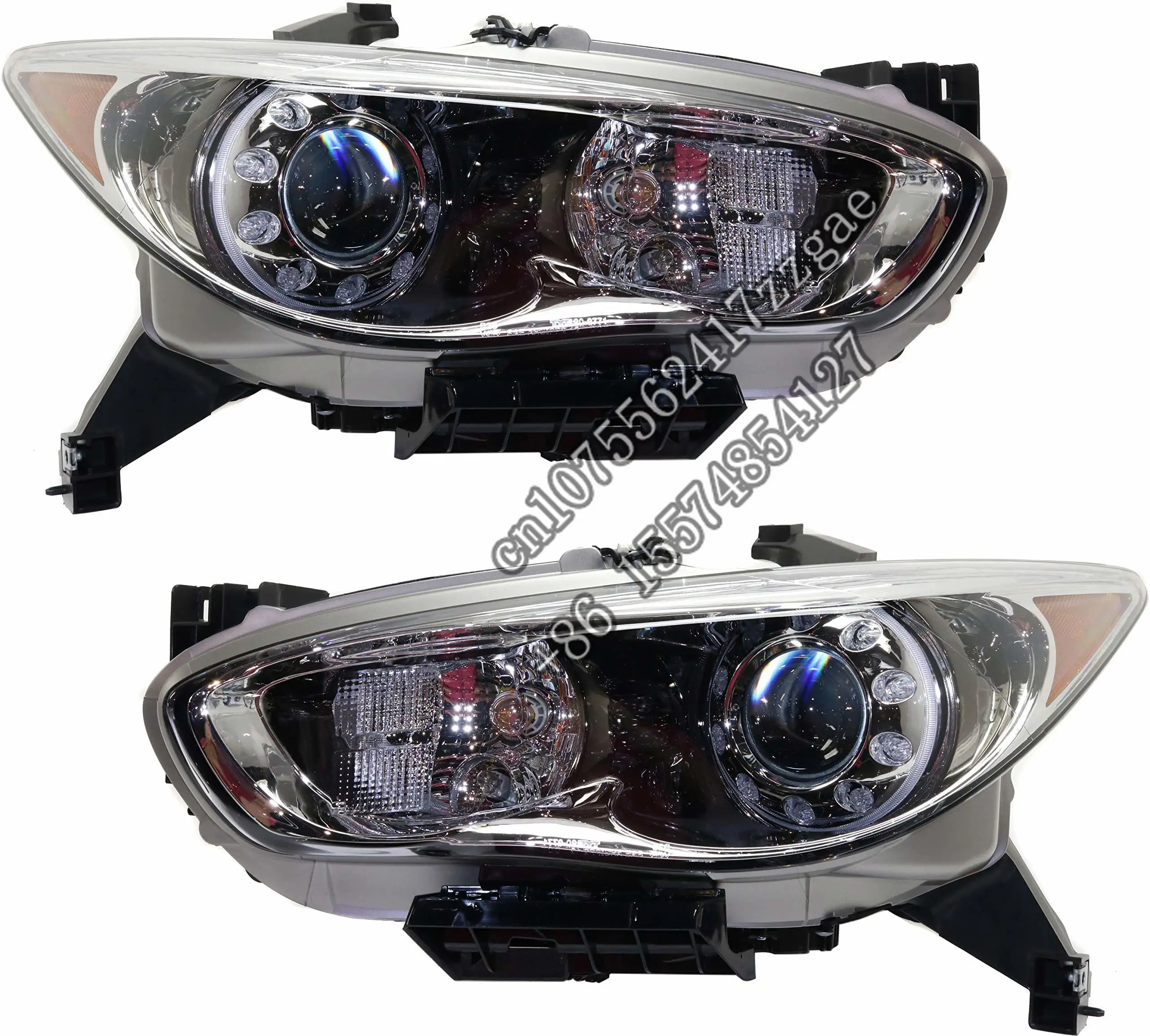 Head Headlight for Infiniti JX35 2013 QX60 2014-2015  Assembly with HID Kit Car Lamp Car auto lighting systems