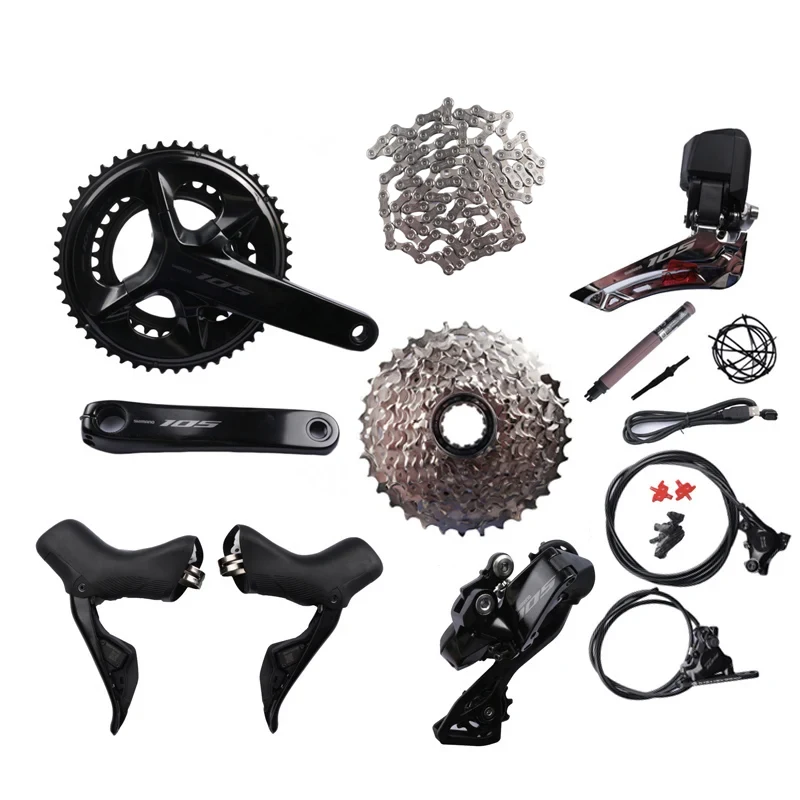 Shimano R7170 R7100 2x12S Di2 Road Group M7100 Chain R7150 Rear Derailleur R7100 Cassette 11-34T/11-36T 170MM 172.5MM 175MM