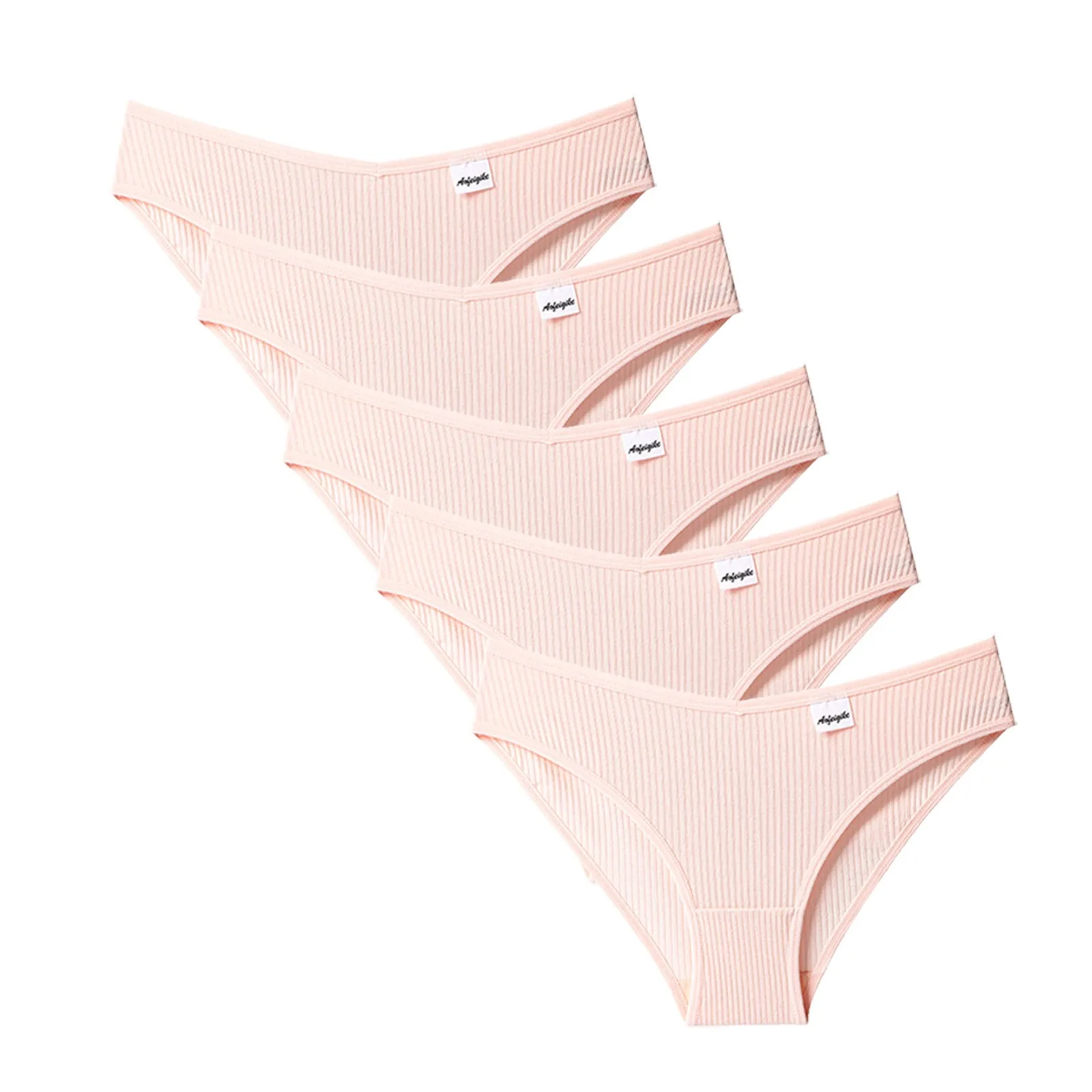 5PCS/Set Women Panties Cotton Underwear Female Panties Solid Color Underpants Sexy Lingerie Pantys for Woman Briefs Intimates