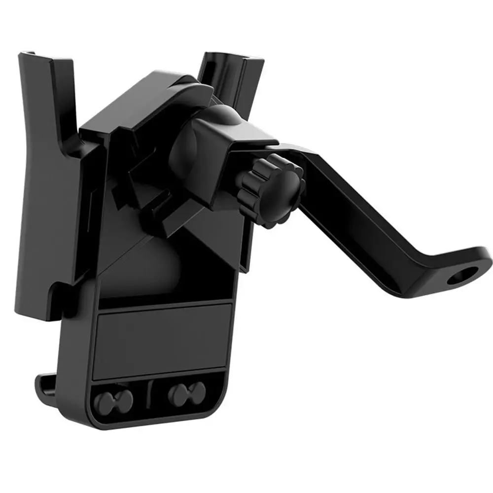 Black Motorcycle Mobile Phone Holder Waterproof U-Shaped Phone Bracket Rotatable Sunscreen Phone Stand