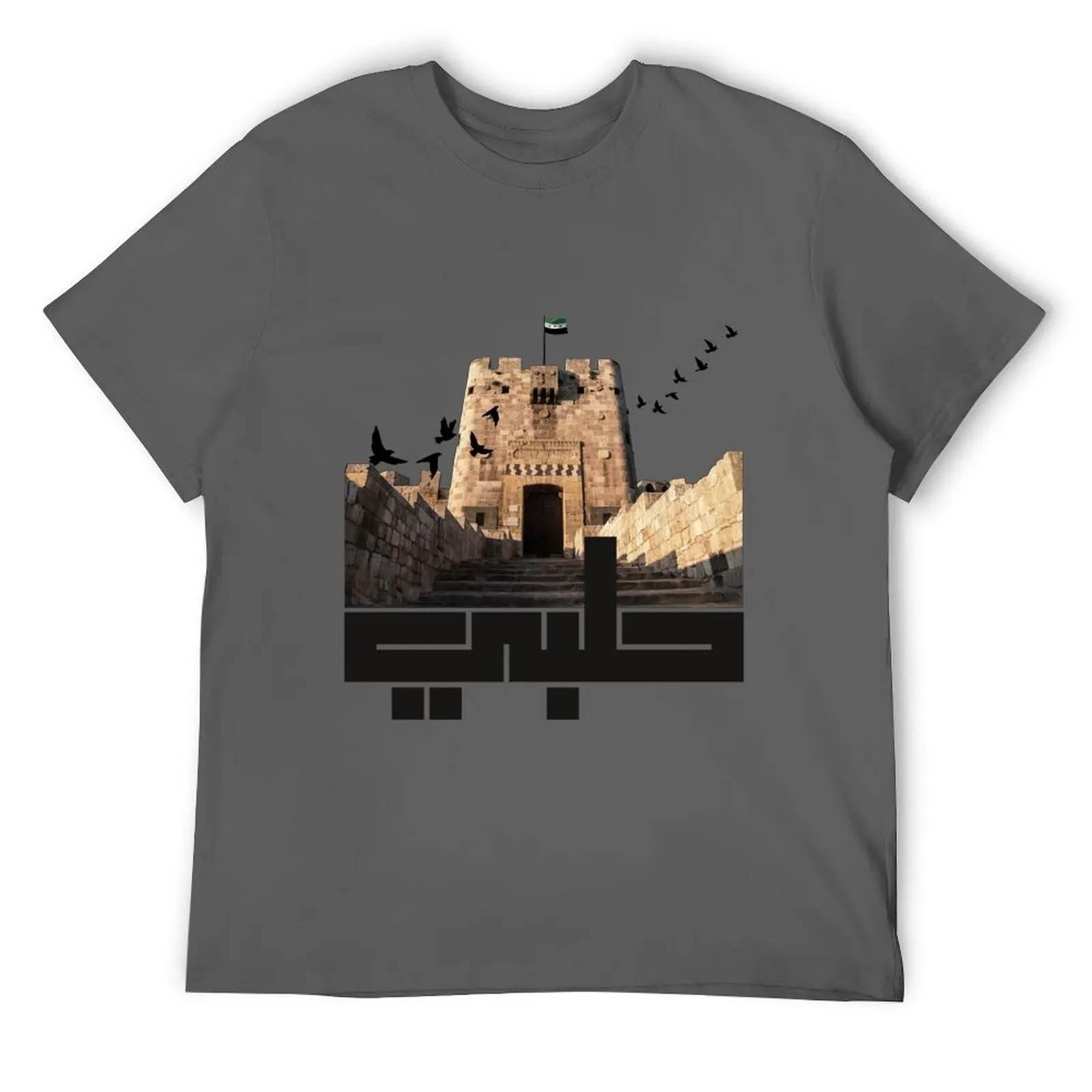 

The Halab castle, Syria T-Shirt oversizeds tees mens t shirt graphic