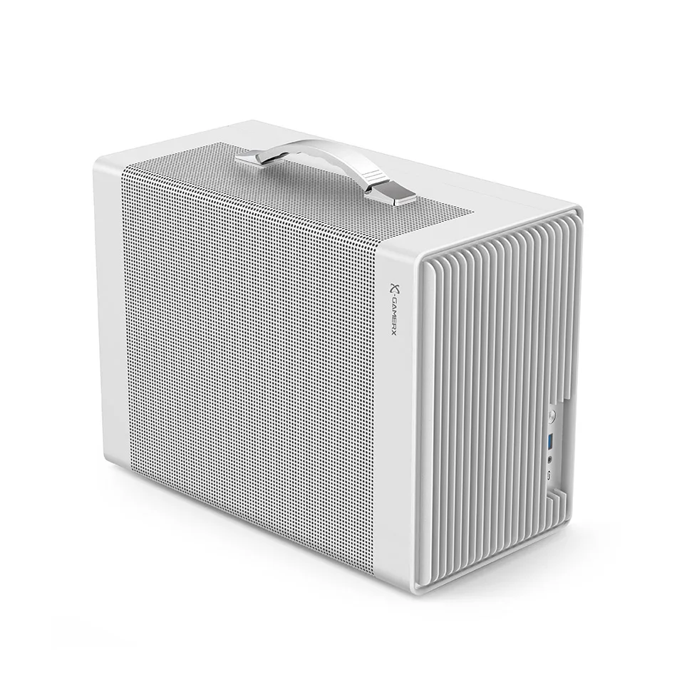 Power Train P40 MATX Mesh Case Handheld DIY Mini Compact ITX Type-c Desktop Game Computer Chassis Supports 350mm Graphics Card