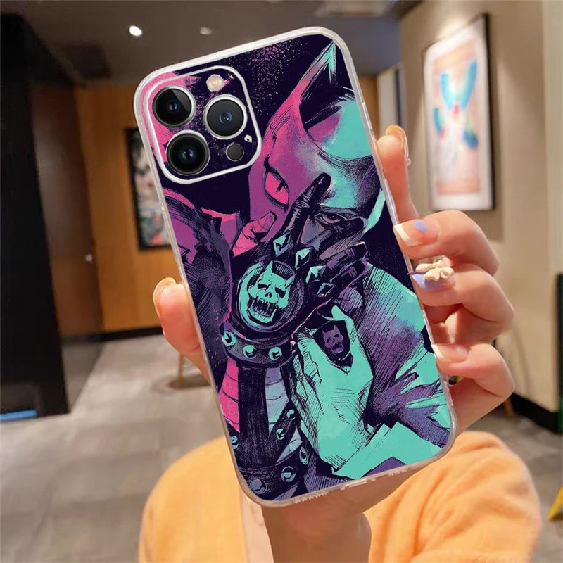 Phone Case For iphone 16 15 14 Pro Max 16 15 14 13 12 Pro 15 14 Plus Jojo Bizarre Adventure Anime Mobile Phone Case Funda