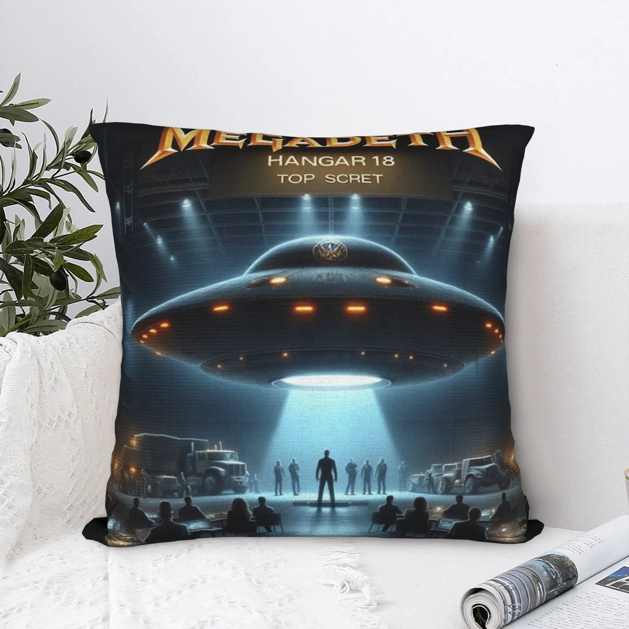 

Наволочка Megadeths, вешалка 18, модная ретро наволочка для дивана, автомобиля, домашний декор, наволочки