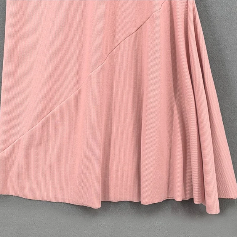 프렌치 스타일 레트로 하이웨이스트 피쉬테일 하프 스커트 여성용 2026 봄 여름 신상 슬림 힙커버 롱 스커트