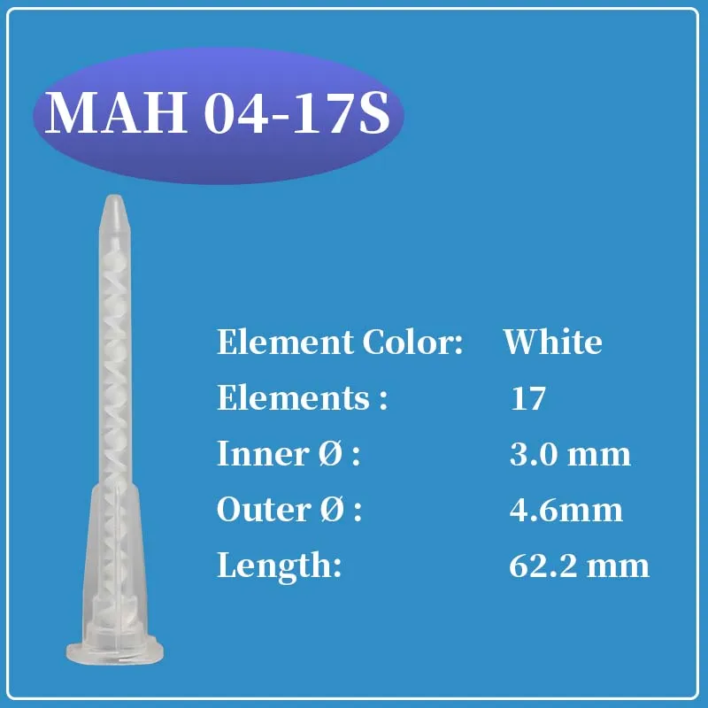 

SULZER MIXPAC Смеситель MAH 04-17S двухкомпонентный статический миксер 100шт.