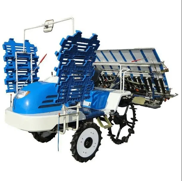 China Automatic rice transplanter price  8 row Riding Rice Transplanter