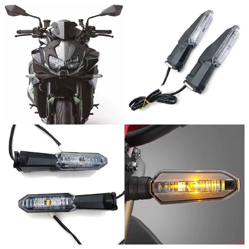 

Fits for Kawasaki ZH2 Z H2 SE ABS Performance 2020 2021 2022 2023 Motorcycle Accessories Front Turn Signals LED Indicator Lights
