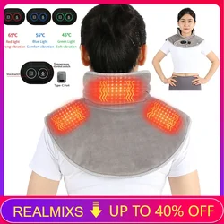 Electric Heating Pad USB Shoulder Neck Back Heating Shawl Wrap Heat Therapy Heater Pain Relief Winter Adjust Warmer Pads