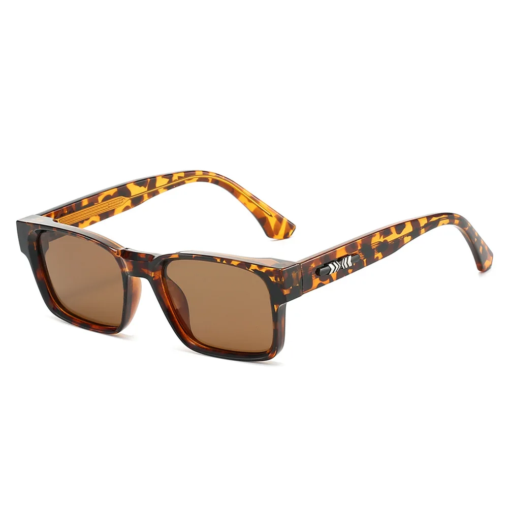 Qualität Quadratische Polarisierte Sonnenbrille Männer Metall Kern UV400 Unisex Sonnenbrille Reisen Wandern Strand Angeln Brillen