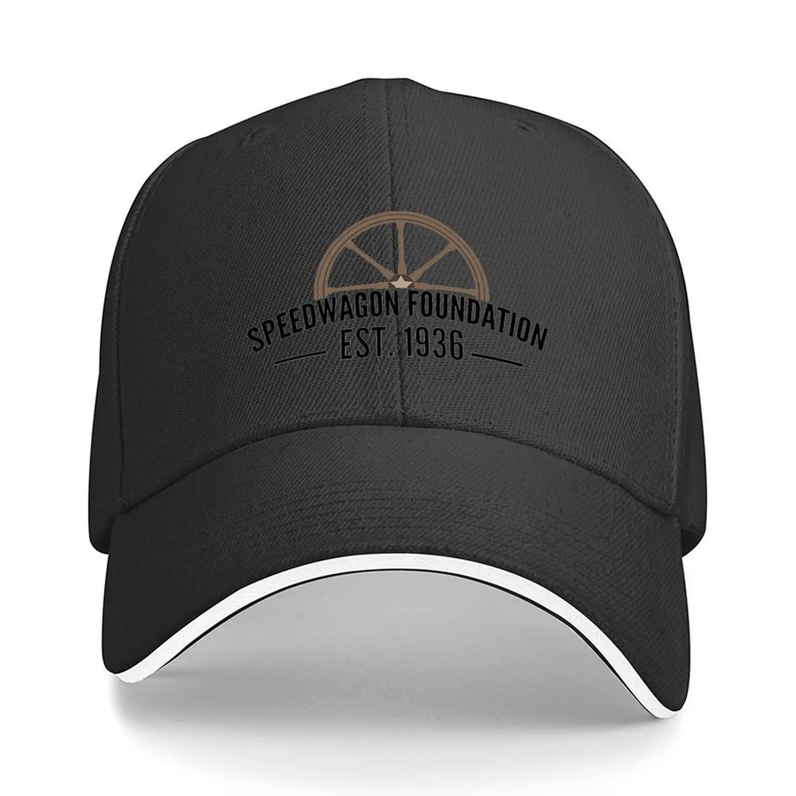 SPW_Speed Wagon Faundation Gorra de béisbol Sombrero de gran tamaño Gorra personalizada de montañismo Gorra para el sol Gorras para hombres y mujeres