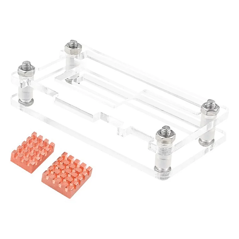 Baru! Casing Akrilik untuk Orange Pi Zero 2W Orange Pi Zero 2W Casing Pelindung Motherboard Kompatibel Heat Sink Tahan Lama