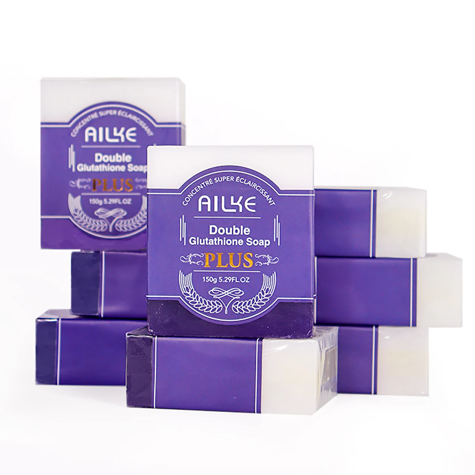 AILKE Skin lightening Soap, Even Tone Cleansing Face and Body Bar for Glowing Skin, Smooth, Moisturizing, Sun Damage Skin