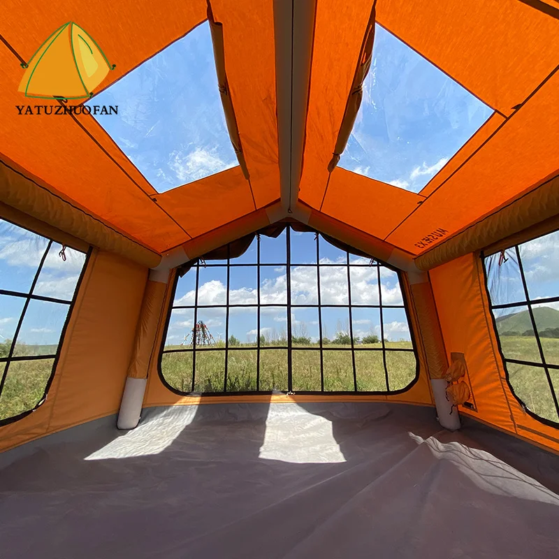 Wholesale Camping Outdoor Tent in Stock Explosion-proof Portable Large Size Outdoor Inflatable Camping Tent Inflatable Air Tent