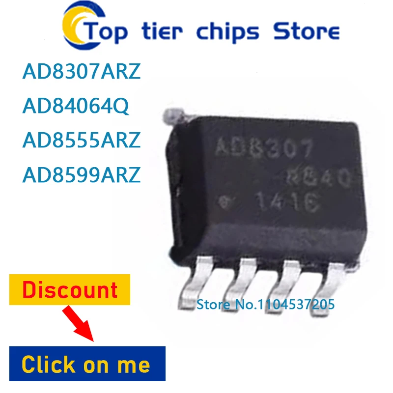 1PCS~10PCS/LOT  AD8307ARZ AD84064Q AD8555ARZ AD8599ARZ SOP8 SOP 100% NEW