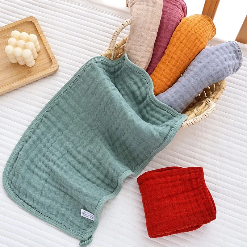 

Мягкие хлопковые 6-слойные муслиновые салфетки для младенцев, впитывающие салфетки для отрыжки и полотенца для лица для новорожденных