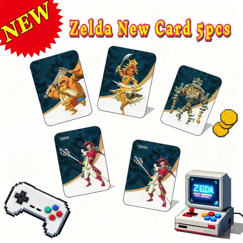 Zelda Amxxbo Card Zelda Breath of The Wild Card Zelda Tears of The Kingdom Link Princess Zelda Ganondorf Ns Switch