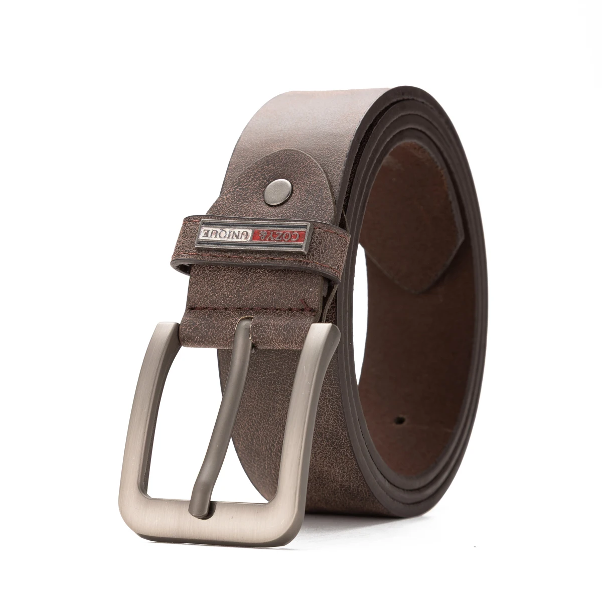 A PU belt suitable for both men and women, combining the style of western denim and retro, is perfect for daily casual outings