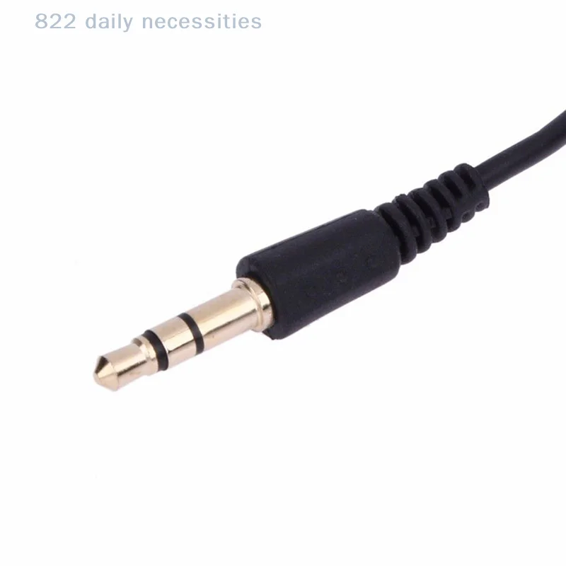 convenient3.5mm Male to Female Earphone Audio Extension Exteneder Cable Volume Control