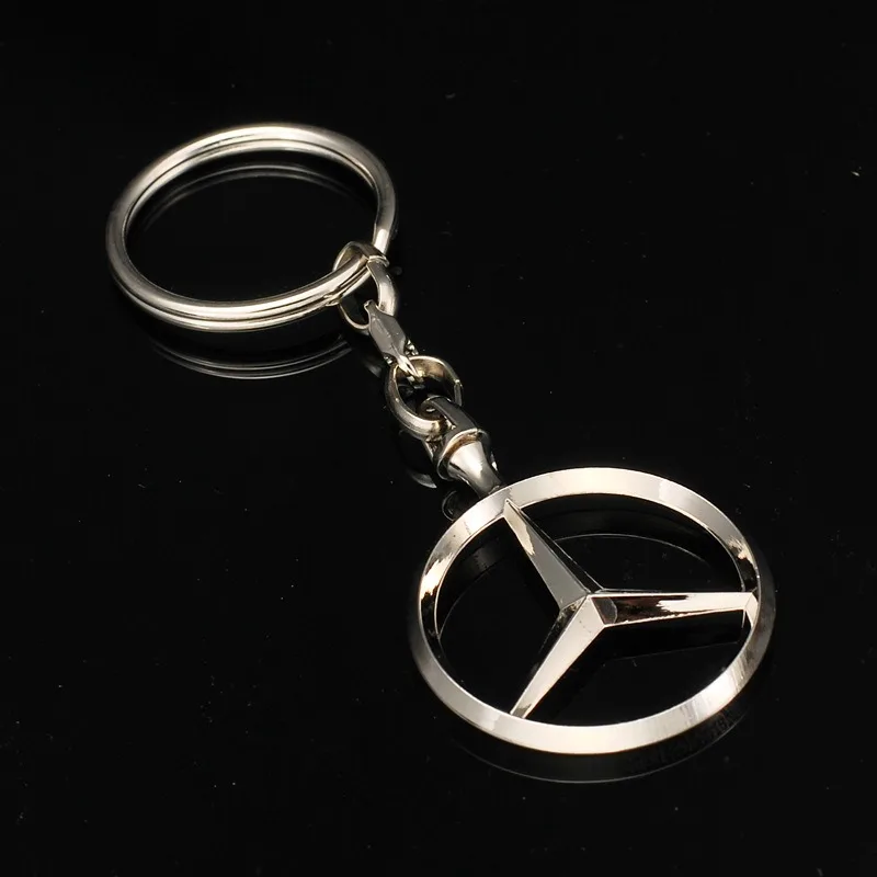 1szt Brelok z emblematem samochodowym 3D Metalowy brelok do kluczy Akcesoria do Mercedes Benz AMG Smart W205 C300 W203 W206 W108 W124 W126 W140 W168