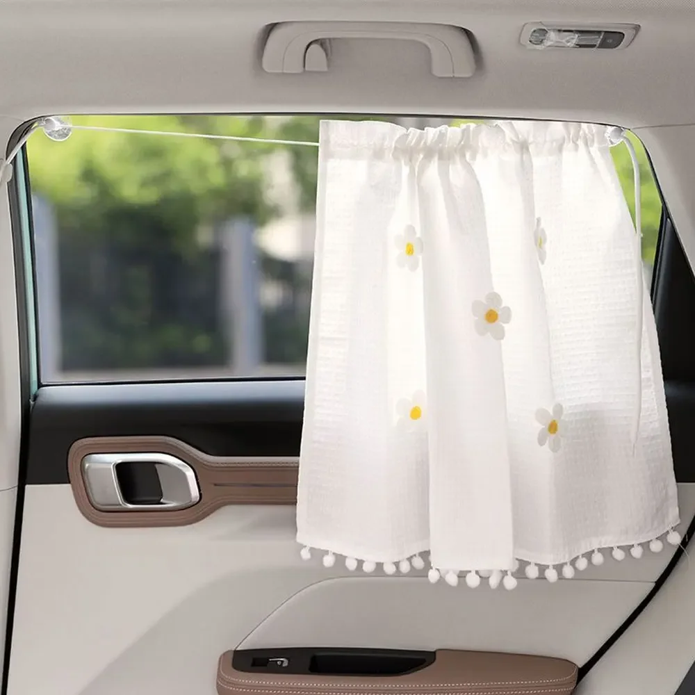 

1Pc Universal Suction Cup Car Window Sunshade Curtain Cartoon Styling Side Window Sunshade UV Protection Car Sunshades Tools