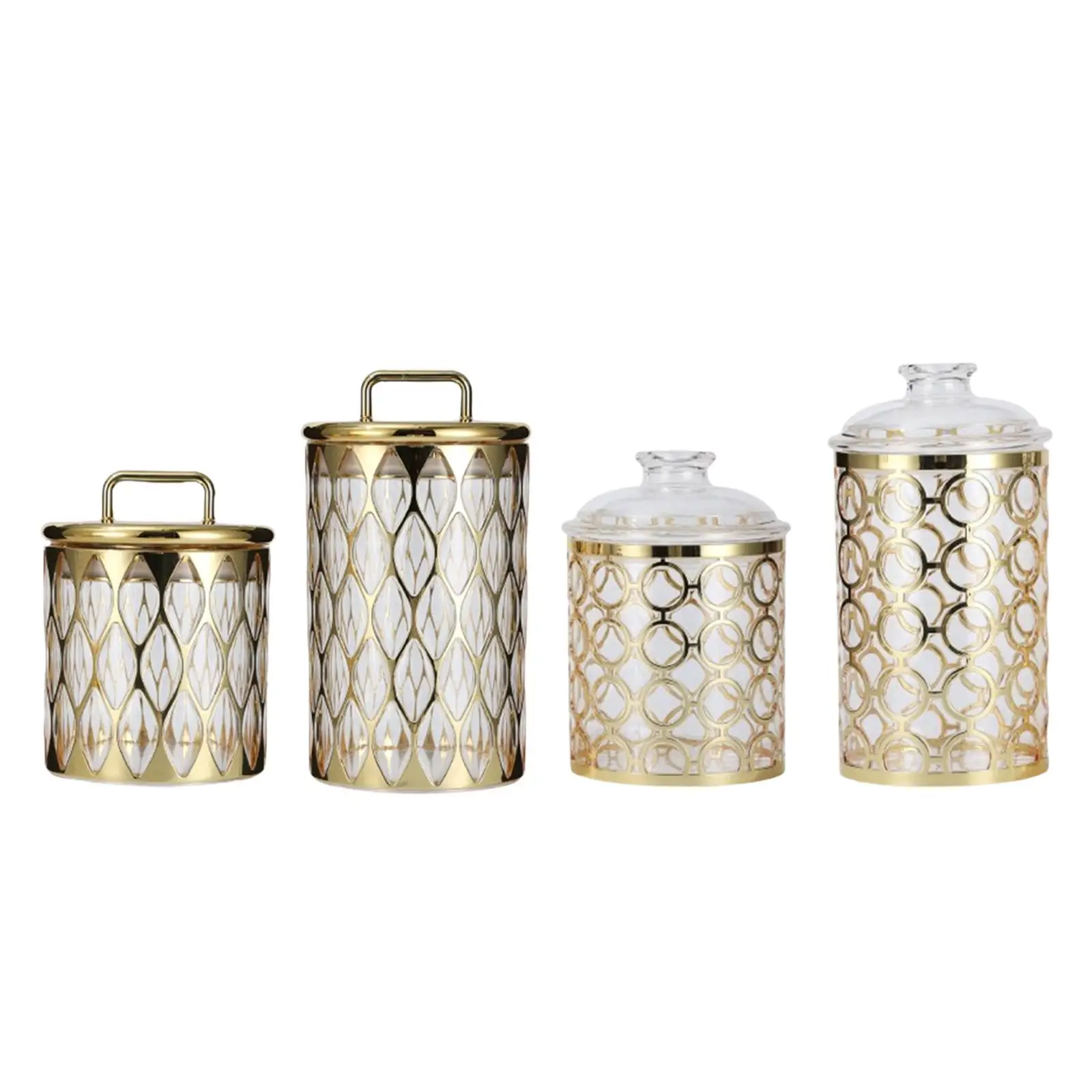 

Food Canister Airtight Food Storage Container with Lid Portable Dried Fruit Snacks Jar for Home Shelf Decoration