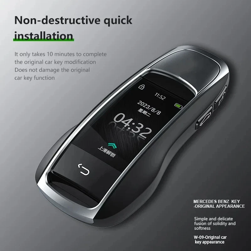 Remote Key For Porsche 718 911 977 Panamera Boxster Cayman Cayenne Macan Taycan Universal Smart LCD Car Key Comfortable Entry