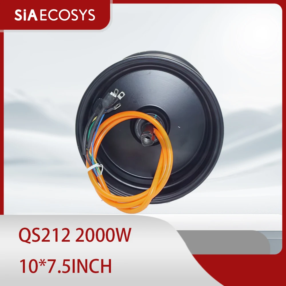 

Clearance Treatment QSMotor QS212 72V 10x7.5inch 2000W Hub motor BLDC Brushless Electric Hub Motor Fast Shipping