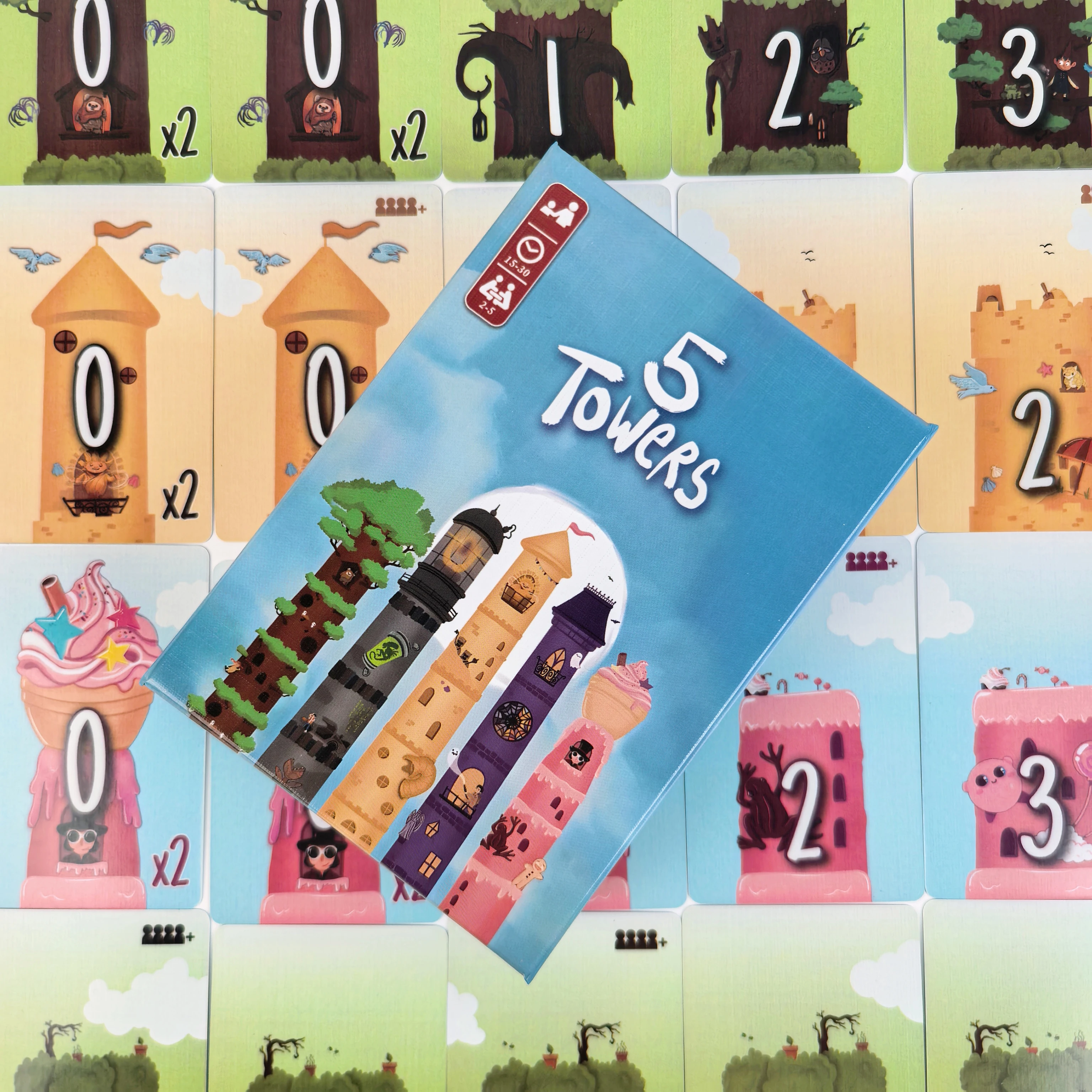 

5 Towers – Strategy Board Game, Trending Card Fun for Adults, Perfect for Game Nights & Gatherings