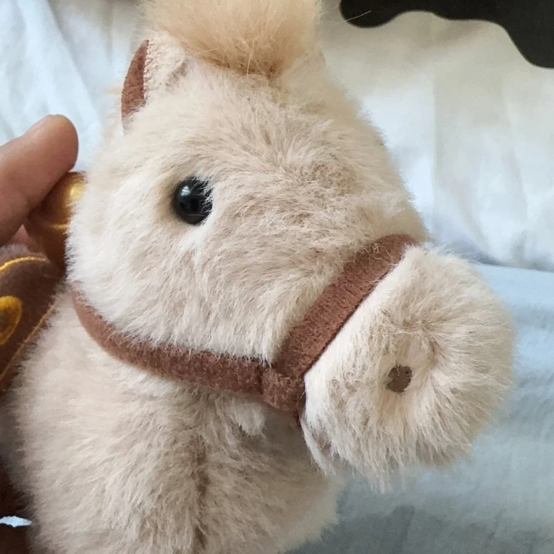 New Hot Selling Pony Plush Keychain Pendant Mascot Doll Desktop Pony Backpack Pendant Plush Doll Ornament Creative Gifts