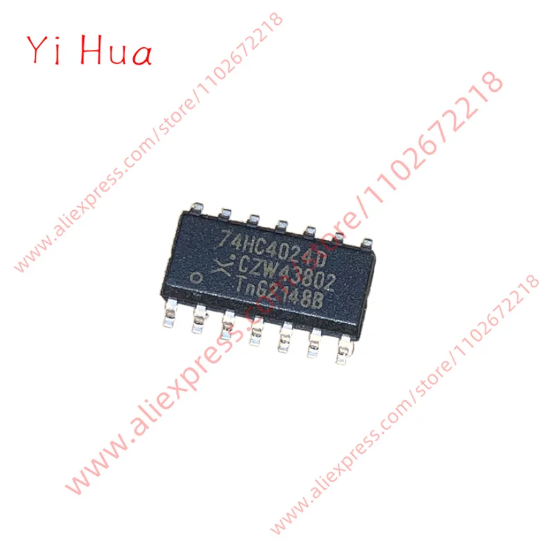 

Новый оригинальный счетчик/делитель логического чипа SOP-14 74HC4024D, 5 шт.