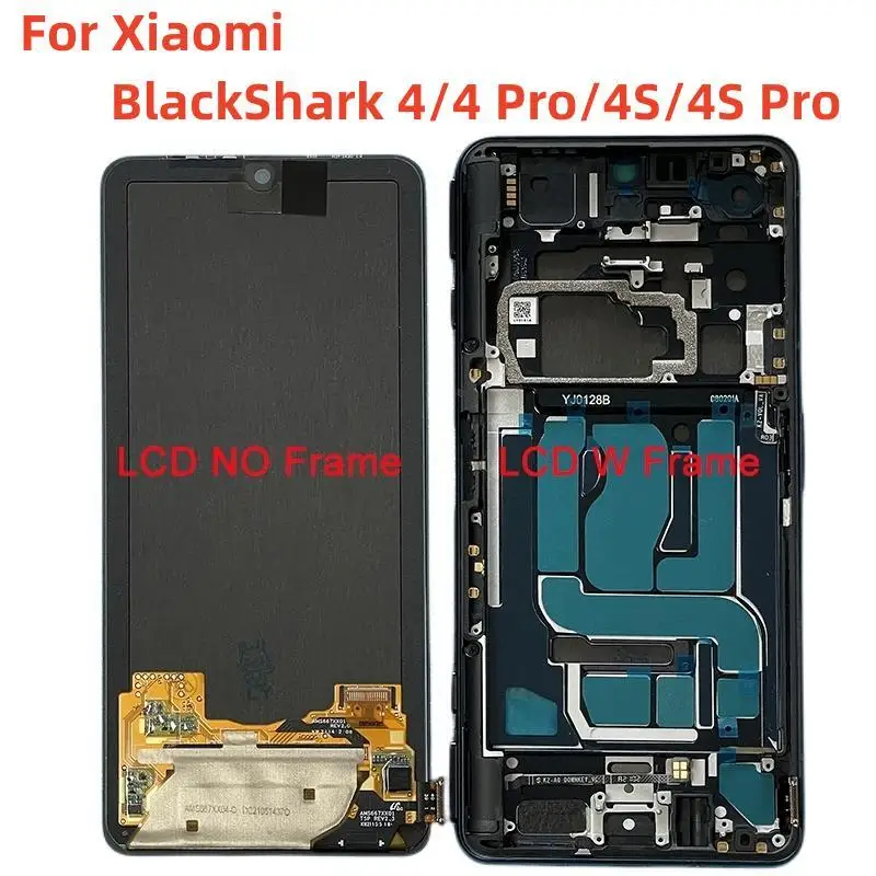 

Original 6.67'' For Xiaomi BlackShark 4 4 Pro 4S 4S Pro PRS-H0/A0 LCD Screen Frame Touch Screen Digitizer For Black Shark 5