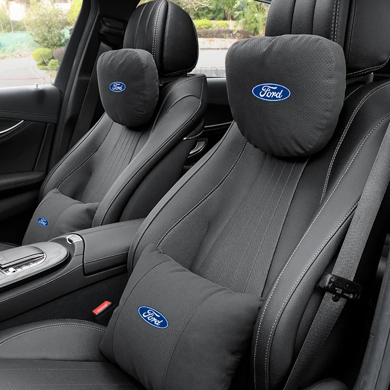 

Car Headrest Neck Support Seat Lumbar Support For Ford F-150 Escape Mustang Explorer Focus Transit Taurus Fusion Fiesta Edge