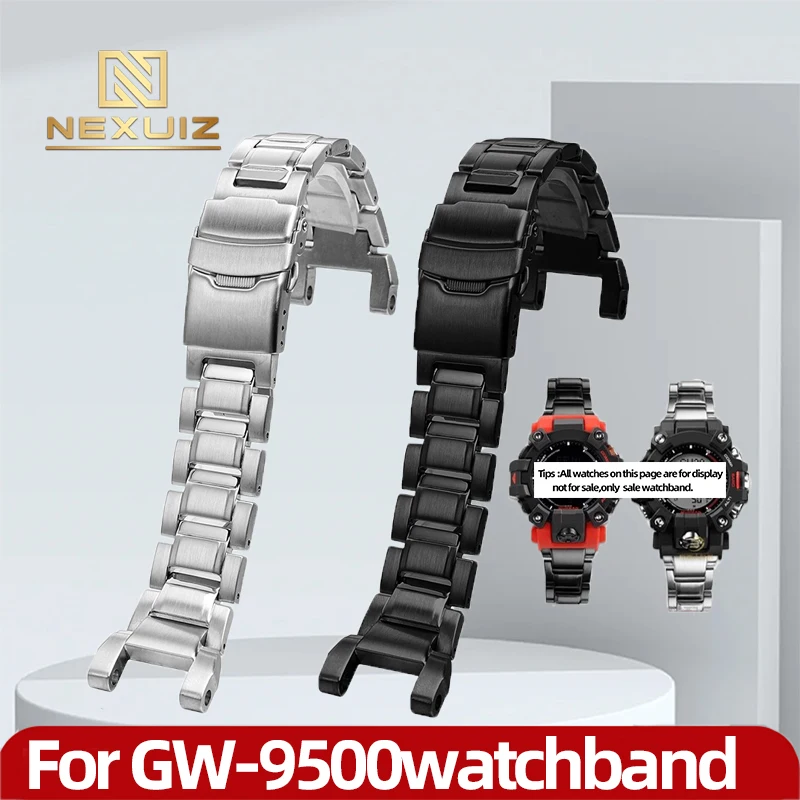 

Stainless Steel Watchband For Casio GW-9500 Watchstrap Modified Steel Strap Stainless Steel Watch Strap Accessories
